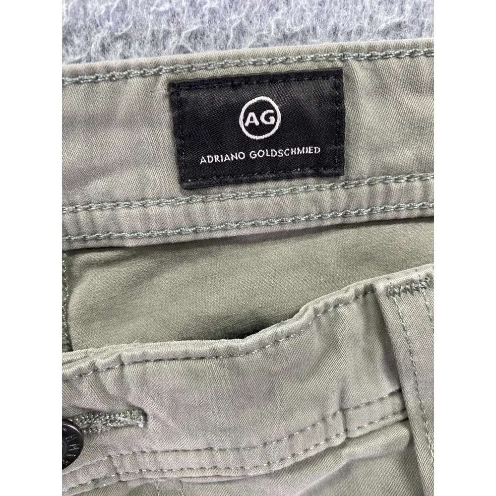 AG Adriano Goldschmied Jeans‎ Mens 38x32 Mint Green The Graduate Tailored Leg